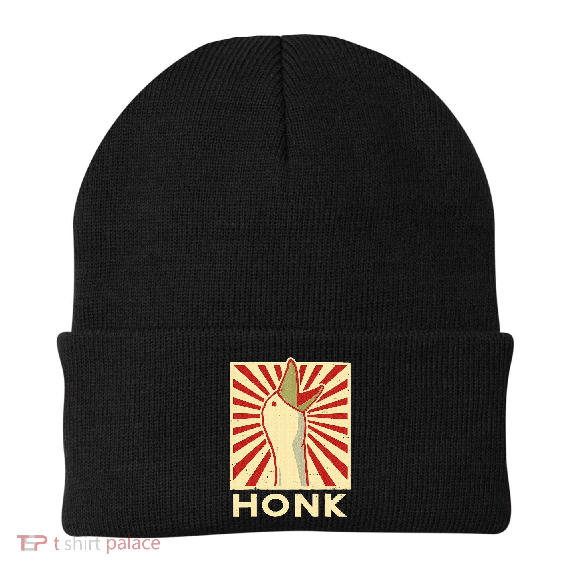 Honk goose  Funny Duck chicken meme Idea  Beanie