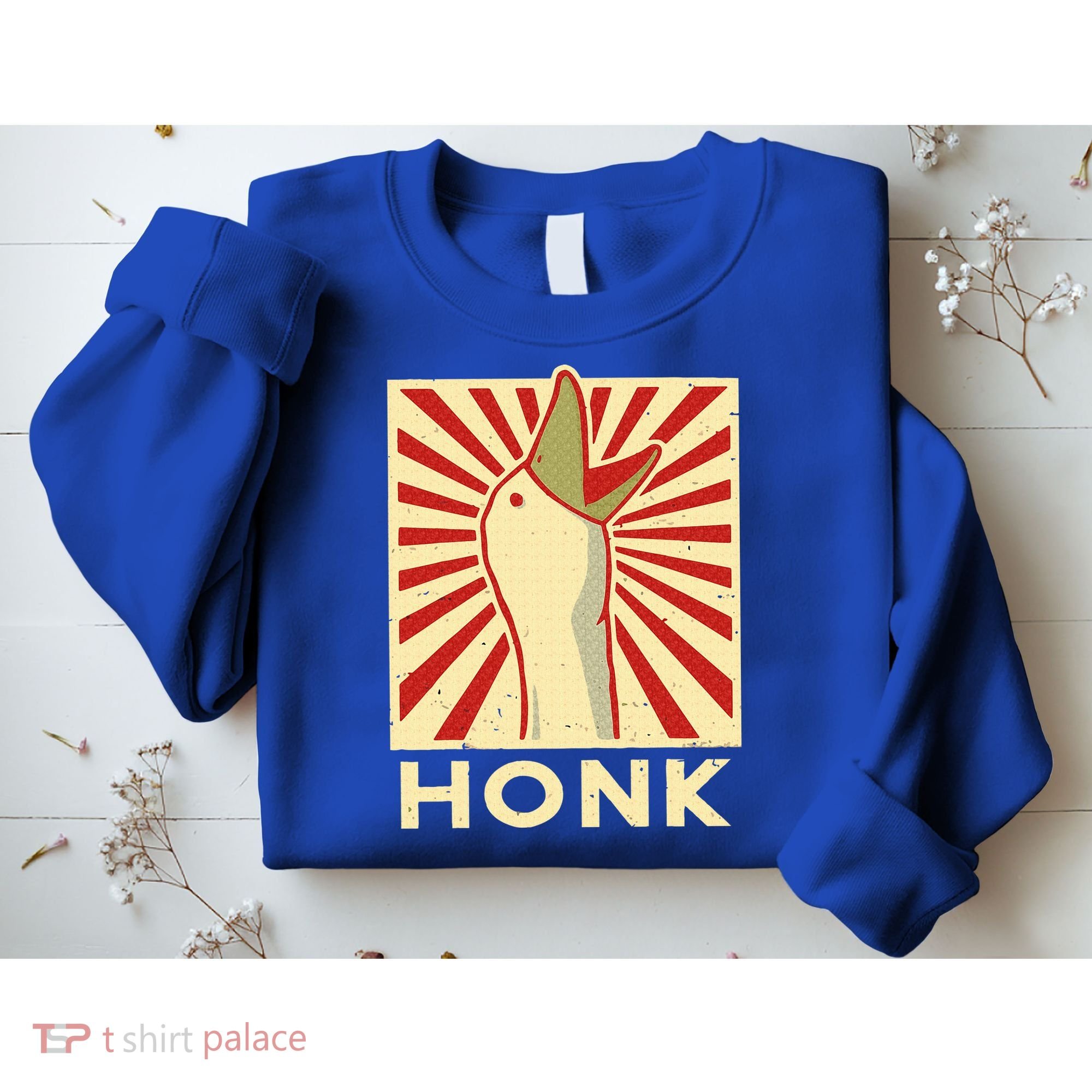 Honk goose  Funny Duck chicken meme Idea  Sweatshirt