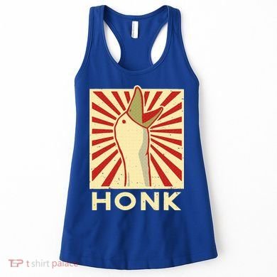 Honk goose  Funny Duck chicken meme Idea  Women's Tank Top