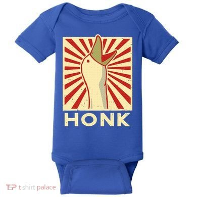 Honk goose  Funny Duck chicken meme Idea  Baby Bodysuit