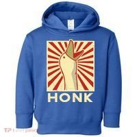 Honk goose  Funny Duck chicken meme Idea  Toddler Hoodie thumb 0