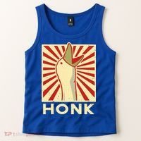 Honk goose  Funny Duck chicken meme Idea  Tank Top thumb 2