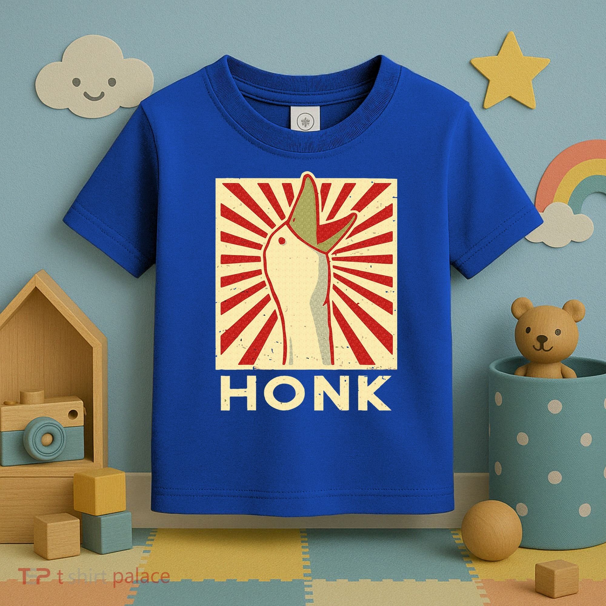Honk goose  Funny Duck chicken meme Idea  Toddler T-Shirt
