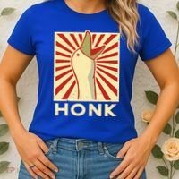 Honk goose  Funny Duck chicken meme Idea  Women's T-Shirt thumb 2
