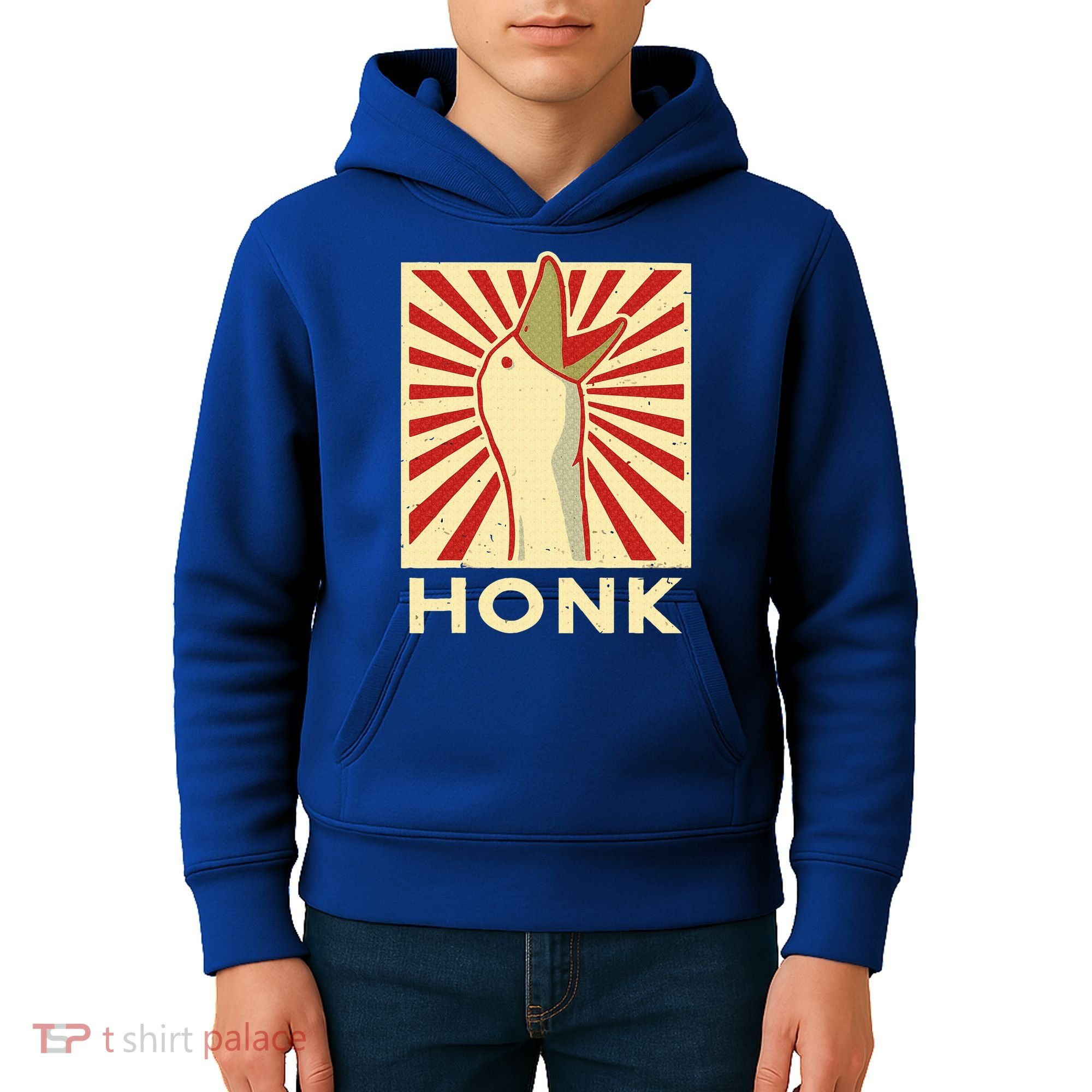 Honk goose  Funny Duck chicken meme Idea  Kids Hoodie