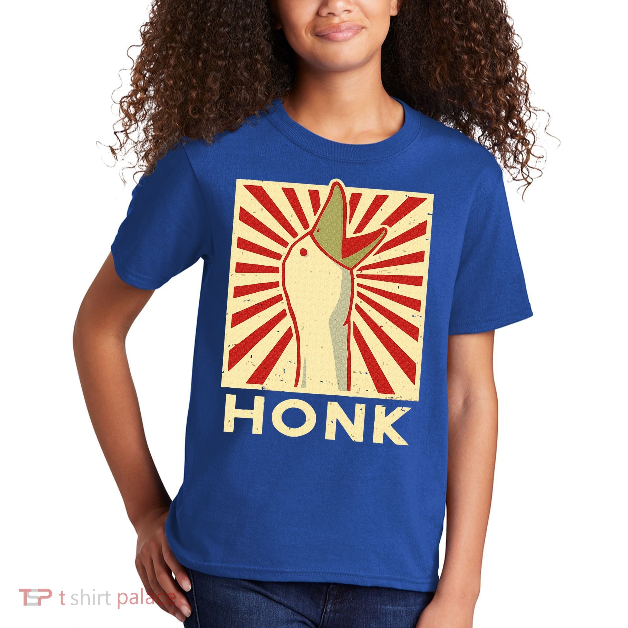 Honk goose  Funny Duck chicken meme Idea  Kids T-Shirt
