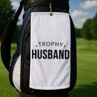 Husband Gift For Him Funny Husband Golf Towel thumb 2