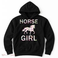 Horse Girl Floral Hoodie thumb 0