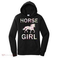 Horse Girl Floral Women's Hoodie thumb 0
