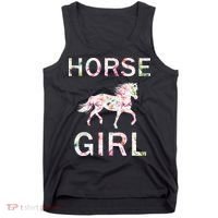 Horse Girl Floral Tank Top thumb 0