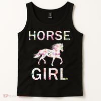 Horse Girl Floral Tank Top thumb 2