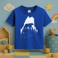 Hunting Gift For Maine Bear Pine Forest Outdoors Gift Toddler T-Shirt thumb 3