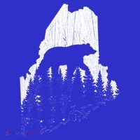 Hunting Gift For Maine Bear Pine Forest Outdoors Gift Women's T-Shirt thumb 6