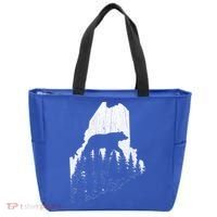 Hunting Gift For Maine Bear Pine Forest Outdoors Gift Tote Bag thumb 0