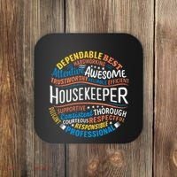 Housekeeper Gifts Funny Housekeeping Week Appreciation Coaster thumb 0