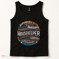Housekeeper Gifts Funny Housekeeping Week Appreciation Tank Top thumb 2