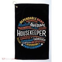 Housekeeper Gifts Funny Housekeeping Week Appreciation Golf Towel thumb 0