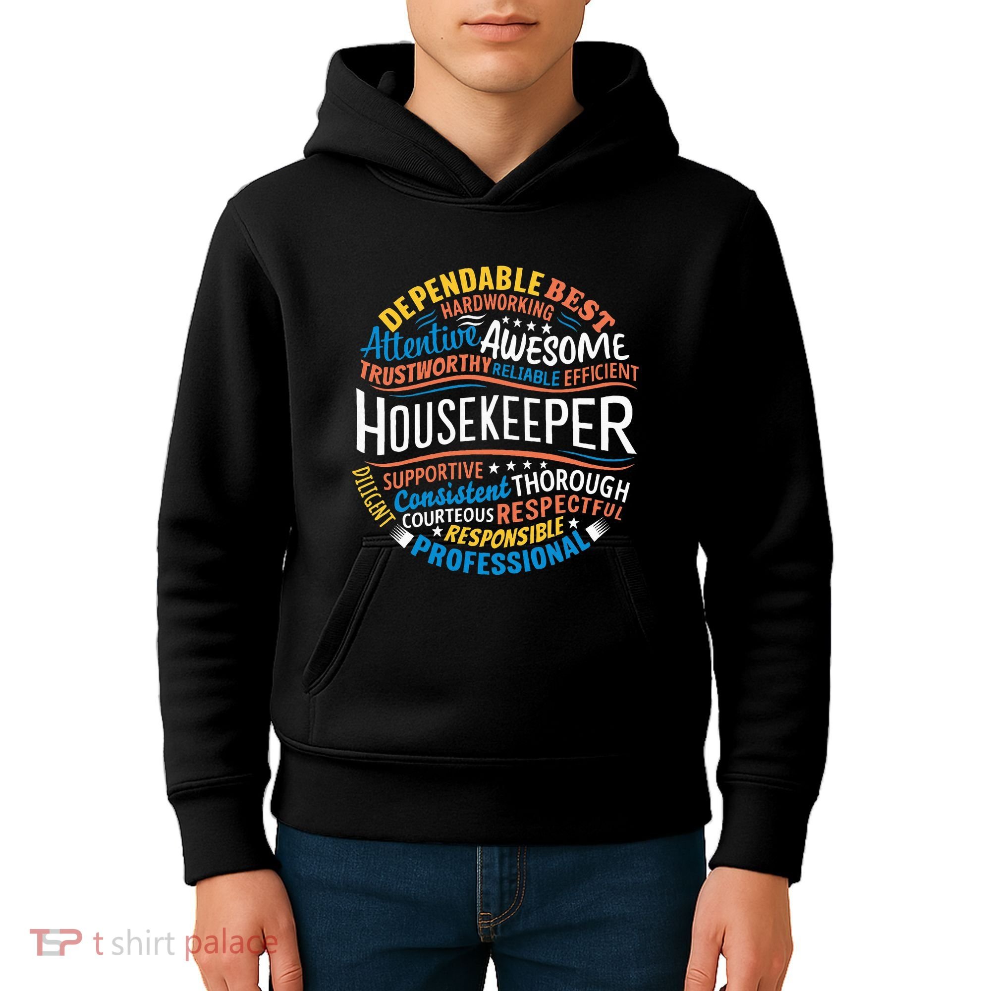 Housekeeper Gifts Funny Housekeeping Week Appreciation Kids Hoodie