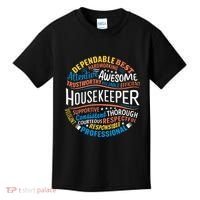 Housekeeper Gifts Funny Housekeeping Week Appreciation Kids T-Shirt thumb 0