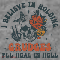 Holding Grudges Floral Skull Toddler Hoodie thumb 2