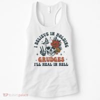 Holding Grudges Floral Skull Women's Tank Top thumb 0