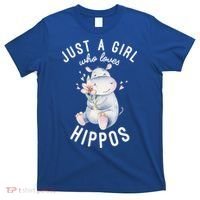 Hippo Gift For Girls Hippo Lover Gift Cute Hippo Cute Gift T-Shirt thumb 0