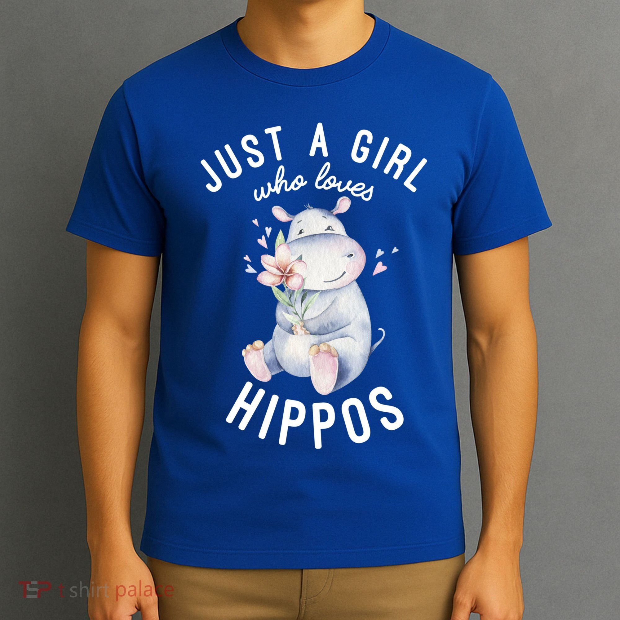 Hippo Gift For Girls Hippo Lover Gift Cute Hippo Cute Gift T-Shirt