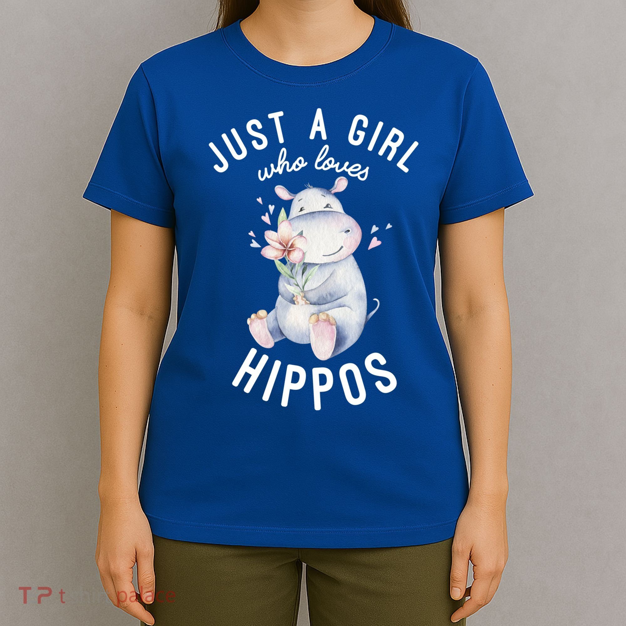 Hippo Gift For Girls Hippo Lover Gift Cute Hippo Cute Gift T-Shirt