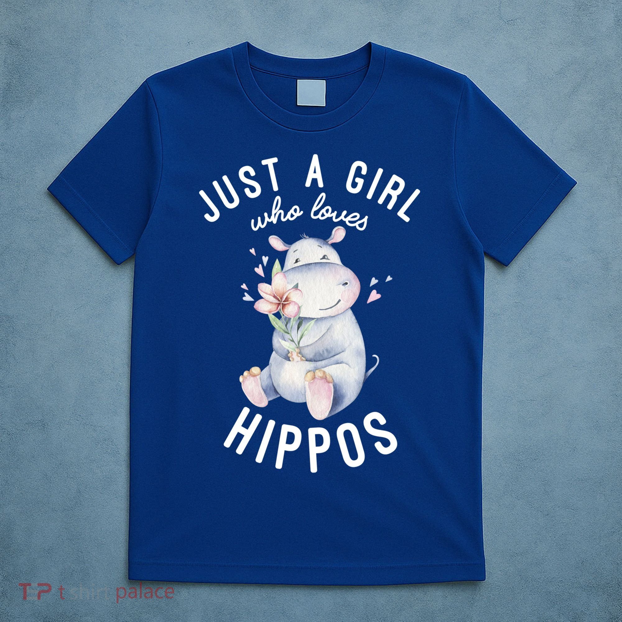 Hippo Gift For Girls Hippo Lover Gift Cute Hippo Cute Gift T-Shirt