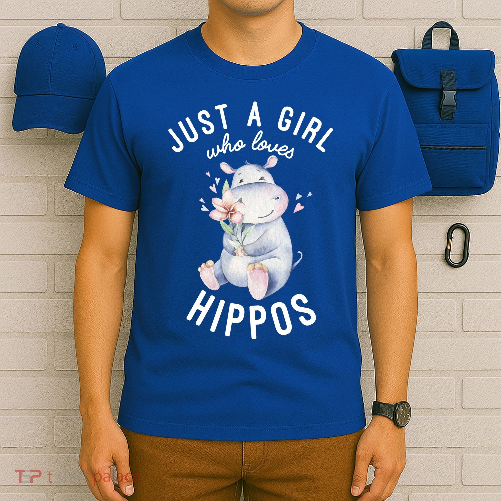 Hippo Gift For Girls Hippo Lover Gift Cute Hippo Cute Gift T-Shirt