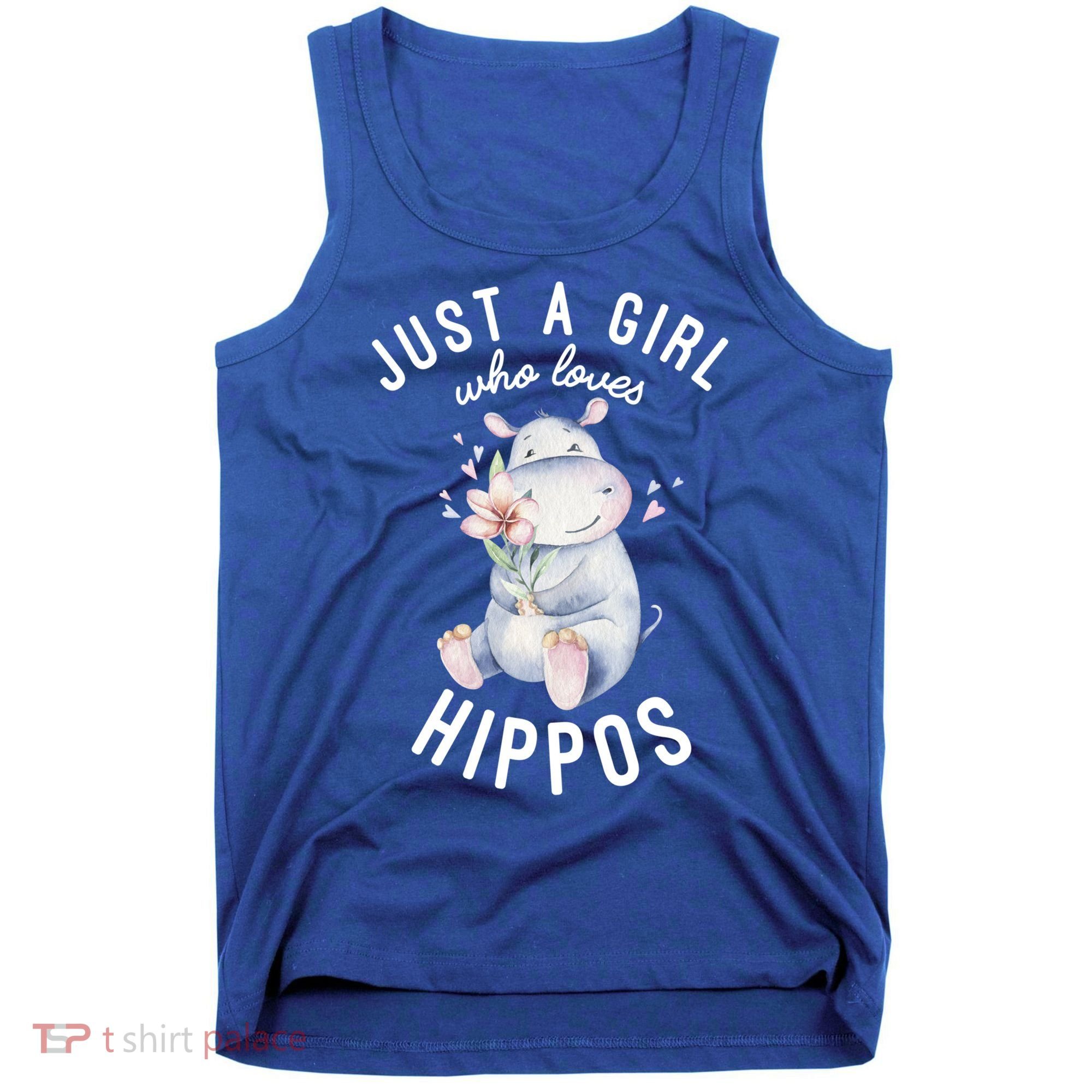 Hippo Gift For Girls Hippo Lover Gift Cute Hippo Cute Gift Tank Top