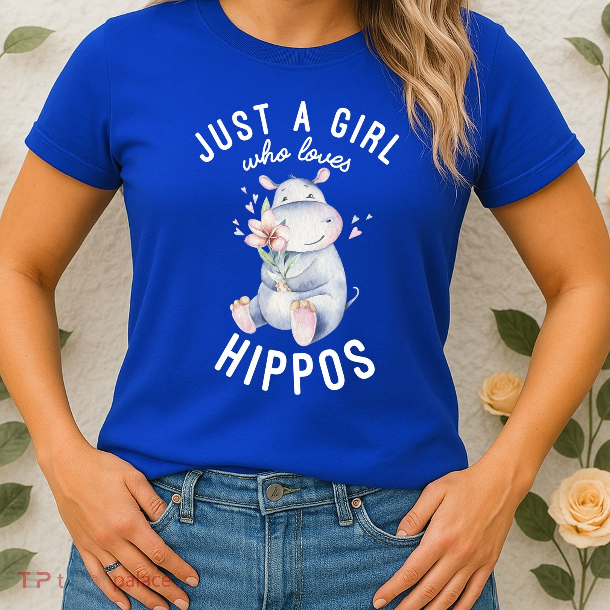 Hippo Gift For Girls Hippo Lover Gift Cute Hippo Cute Gift Women's T-Shirt