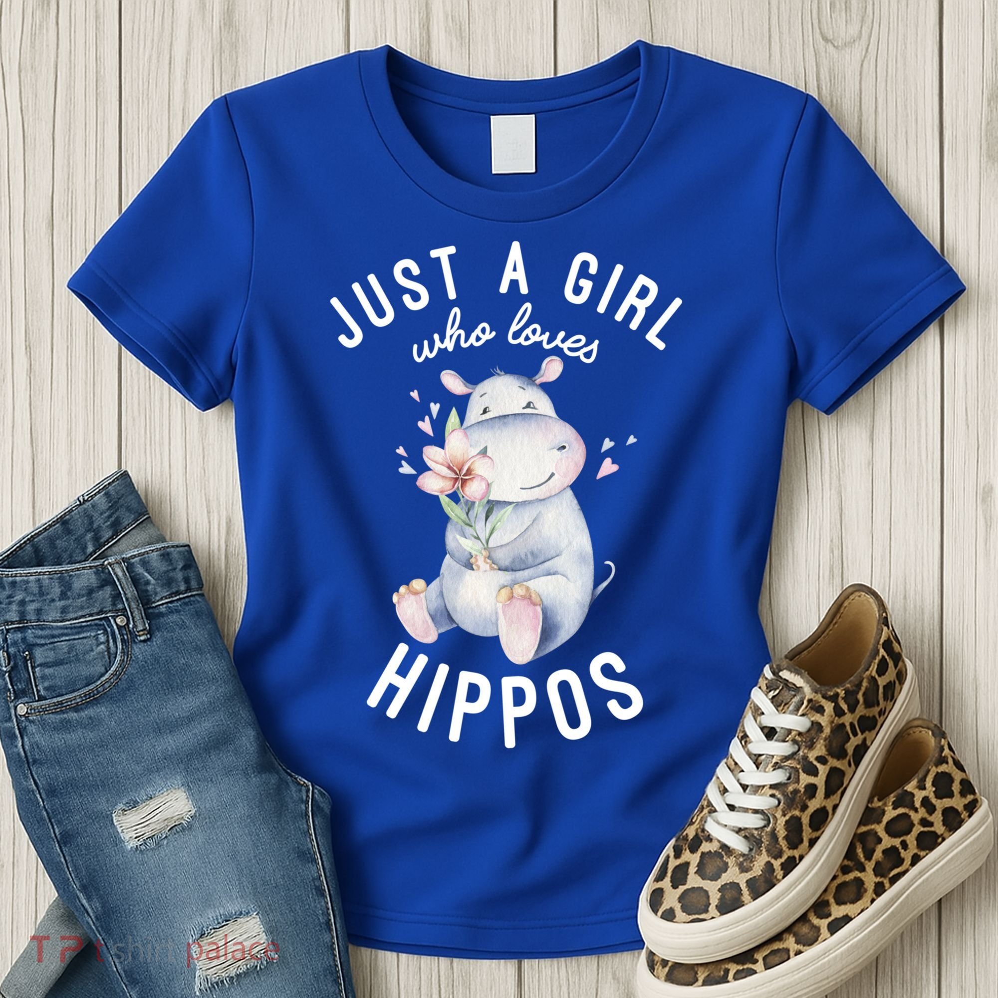 Hippo Gift For Girls Hippo Lover Gift Cute Hippo Cute Gift Women's T-Shirt