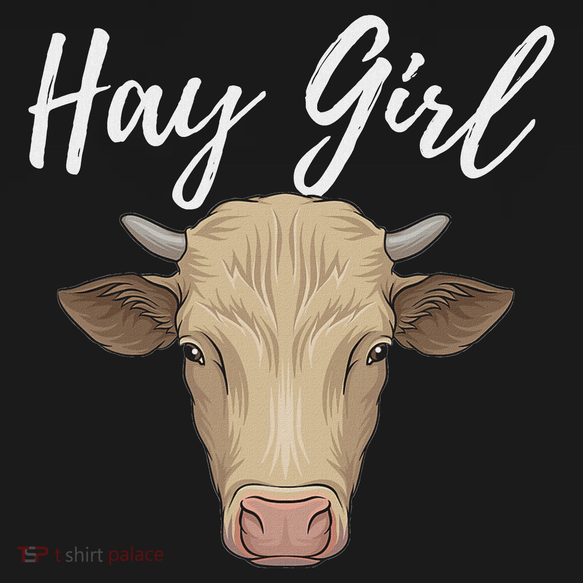 Hay Girl Funny Cow Lover Famer Cattle Ranch Farming Women's Tank Top