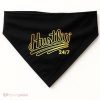 Hustling Gift For Entrepreneur Hustler Boss Hip Hop Lover USA-Made Doggie Bandana thumb 0