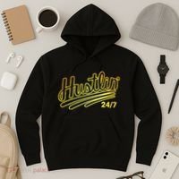Hustling Gift For Entrepreneur Hustler Boss Hip Hop Lover Hoodie thumb 3