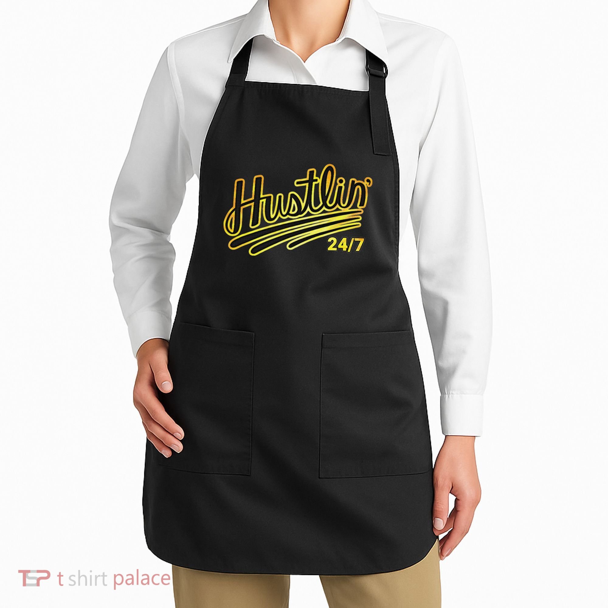 Hustling Gift For Entrepreneur Hustler Boss Hip Hop Lover Apron
