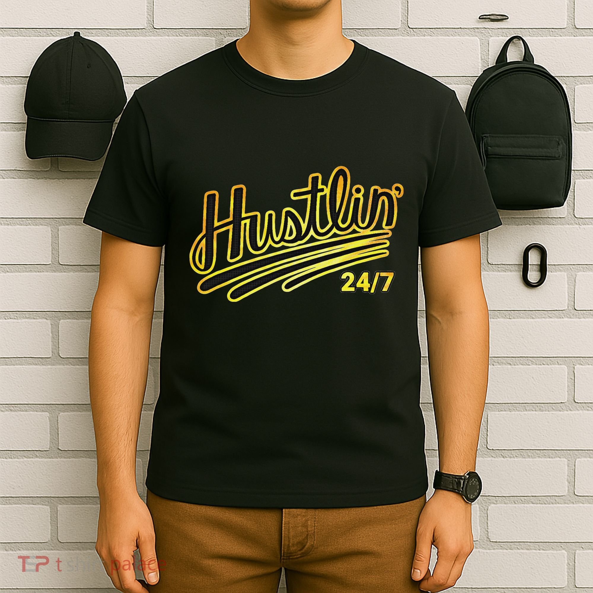 Hustling Gift For Entrepreneur Hustler Boss Hip Hop Lover T-Shirt