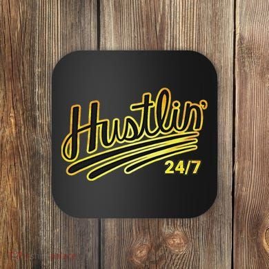 Hustling Gift For Entrepreneur Hustler Boss Hip Hop Lover Coaster