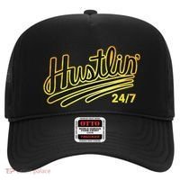 Hustling Gift For Entrepreneur Hustler Boss Hip Hop Lover Hat thumb 0