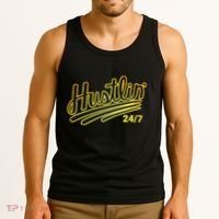Hustling Gift For Entrepreneur Hustler Boss Hip Hop Lover Tank Top thumb 3