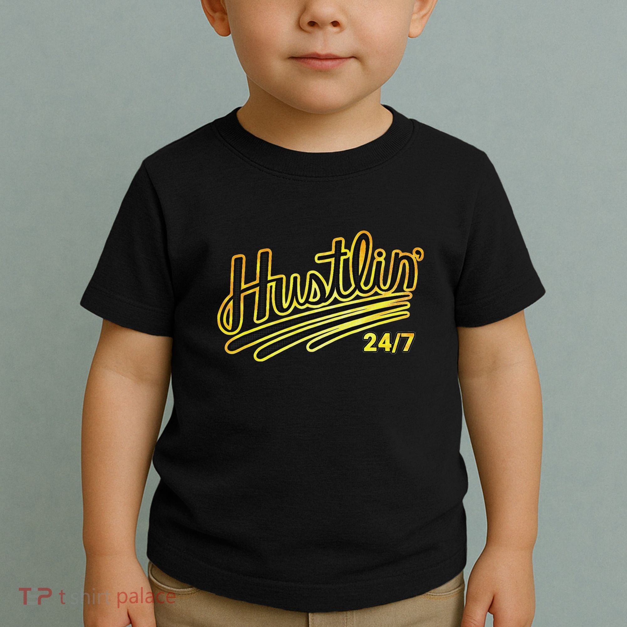 Hustling Gift For Entrepreneur Hustler Boss Hip Hop Lover Toddler T-Shirt