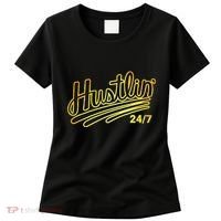 Hustling Gift For Entrepreneur Hustler Boss Hip Hop Lover Women's T-Shirt thumb 0