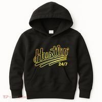 Hustling Gift For Entrepreneur Hustler Boss Hip Hop Lover Kids Hoodie thumb 0