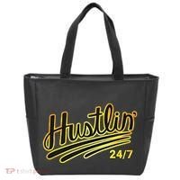 Hustling Gift For Entrepreneur Hustler Boss Hip Hop Lover Tote Bag thumb 0