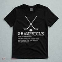 Hockey Grandpa Grampsicle Definition Funny T-Shirt thumb 5