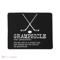 Hockey Grandpa Grampsicle Definition Funny Mousepad thumb 0