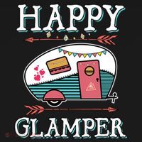 Happy Glamper Gift Outdoor Glamping Camping Men Women Gift Women's Hoodie thumb 2