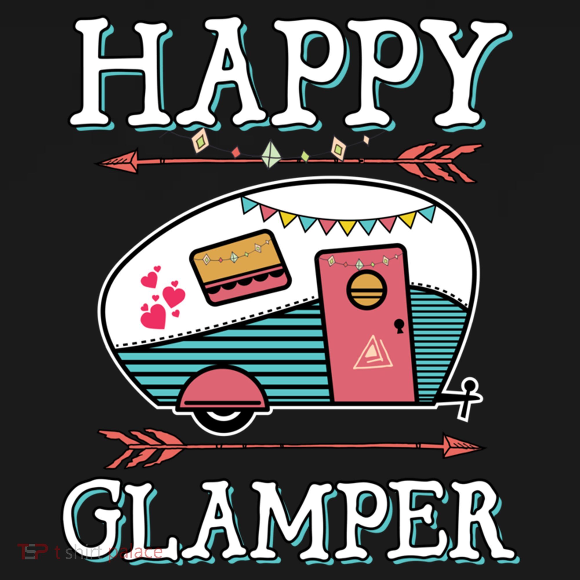 Happy Glamper Gift Outdoor Glamping Camping Men Women Gift Women's Tank Top