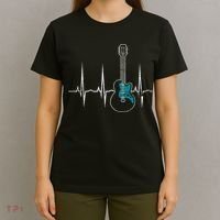 Heartbeat Guitarist Guitar Great Gift T-Shirt thumb 4